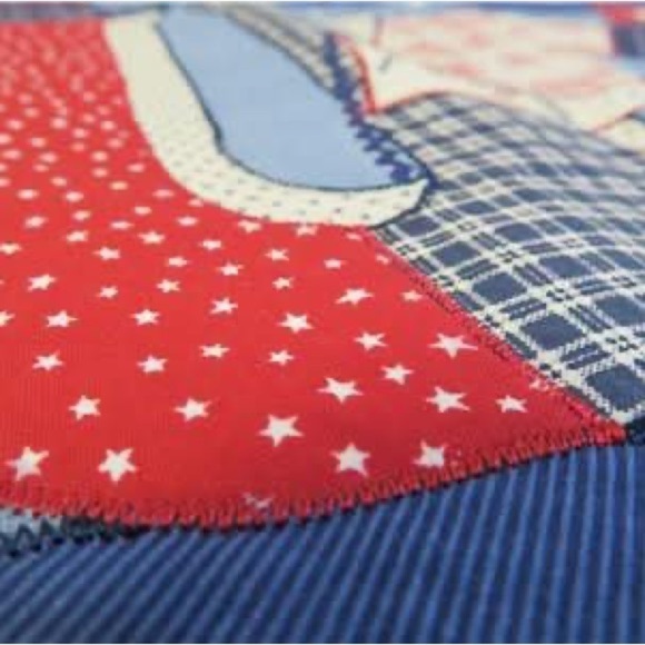 NWT SET OF 4 Handmade USA Fabric Placemats 14x18 - Picture 7 of 10